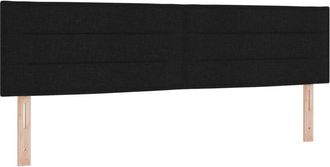 vidaXL Cabecero Otro Con Cabecera Negro 180 Cm Tela Vidaxl