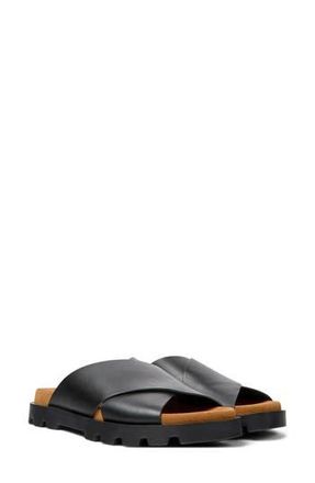 Camper Brutus Slide Sandal in Black at Nordstrom Rack, Size 35