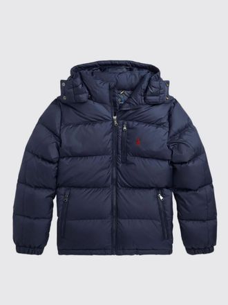 Polo Ralph Lauren Piumino con logo e cappuccio