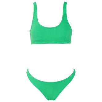 Banana Moon Justin Scrunchy Bikini-Top f&uuml;r Damen | gr&uuml;n