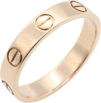 Cartier Gold Pink Gold (18K) Band Ring (Pre-Owned)