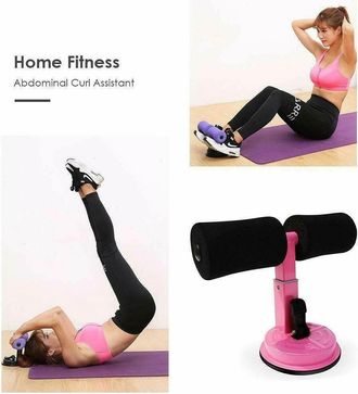 Trade Shop Trade Shop - Attrezzo Per Addominali Fitness Ventosa Sport Spugna Caviglie Curl Push Up Sit