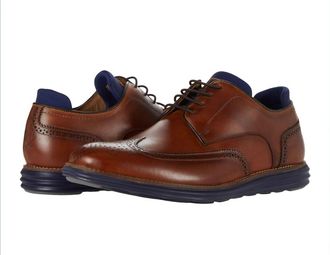 Martin Dingman Mens Country Aire Wing Toe Shoes In Cigar