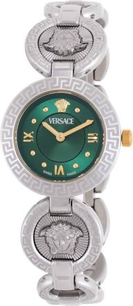 Versace Greca Jewel Quartz Green Dial Ladies Watch VEWCA0224
