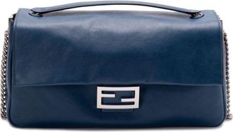 Fendi Baguette -Kette gro&szlig;er Lederumh&auml;ngetasche