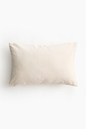 H&M Kissenh&uuml;lle aus Cord - Beige