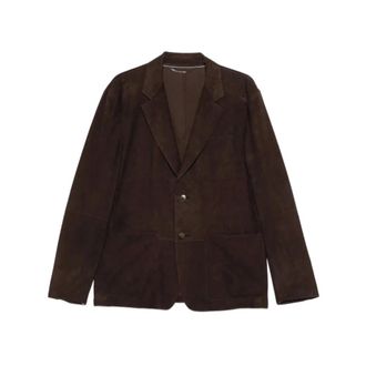 Canali Blazers, male, Brown, Size: 4XL Notched-Lapel Blazer