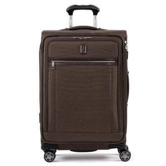 Travelpro Platinum Elite Softside Expandable Medium 25-Inch Checked Luggage in Rich Espresso Brown at Nordstrom