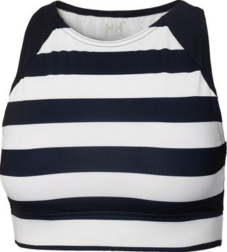 Helly Hansen Womens HP Cropped Swimsuit Top Blue XS