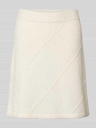 Oh April Rock mit Label-Patch in Offwhite, Gr&ouml;&szlig;e XL