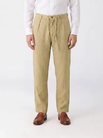 Polo Ralph Lauren Pantaloni slim fit in lino con coulisse in vita