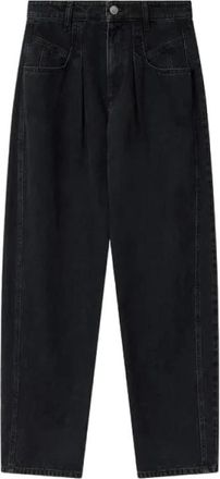Isabel Marant Rodayna Jeans - Dames - Loose Fit Jeans - Zwart - S - Katoen - Jeans
