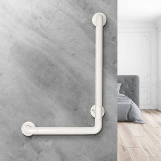 OEM Barras De Apoyo Para Personas Mayores, Barra De Apoyo Antideslizante Para Ducha, 60 X 40 Cm, Acero Inoxidable, En Forma De L, Montaje En Pared, Ba&ntilde;o, 