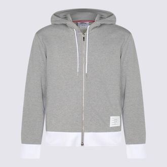 Thom Browne Grey Cotton Sweatshirt