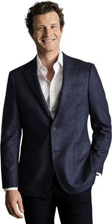 CHARLES TYRWHITT Wool Twill Silk Jacket