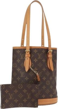Louis Vuitton Pre-owned Bucket Bags, female, Brown, Size: ONE SIZE Pre-owned Vintage Canvas Bucket Bag