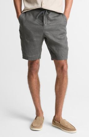 Vince Lightweight Hemp Shorts in Slate at Nordstrom, Size Xx-Large