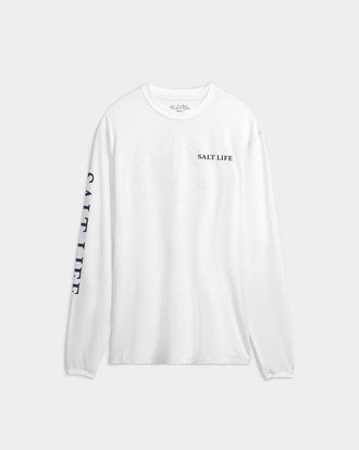 Salt Life On Holiday SLX Performance Long Sleeve in White at Nordstrom, Size Large