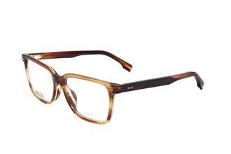 HUGO BOSS Mens 55 mm Brown Opticals