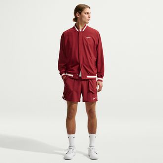 Nike Mens Court Slam Dri-FIT Tennis Shorts in Red | IM5776-677