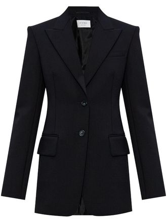 Sportmax Blazer met enkele rij knopen - Zwart