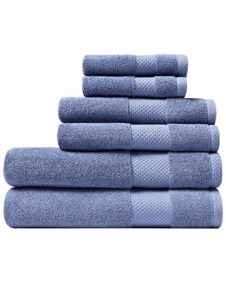 Lacoste Heritage Supima Cotton 6Pc Towel Set