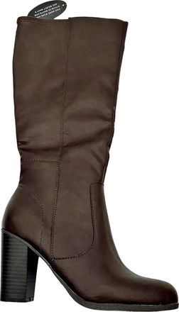 Style & Co. Addyy Extra Wide-Calf Dress Boots Chocolate ADDYYPXWC Womens