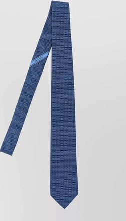 Ferragamo gancini motif tie slim cut