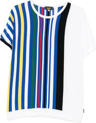 Versace Maglione a righe anni 2000 - Bianco