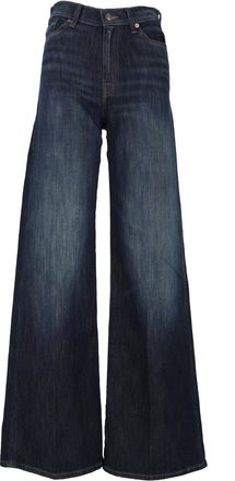 7 For All Mankind 7 Voor de hele mensheid Lotta Tailorless Deep Sea