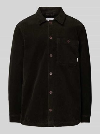 Lindbergh Lindbergh Relaxed Fit Overshirt mit aufgesetzter Brusttasche in Oliv, Gr&ouml;&szlig;e L