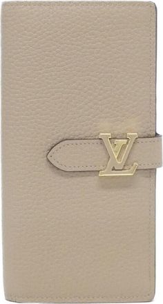 Louis Vuitton Beige Galle Leather Coin Purse/Coin Case (Pre-Owned)