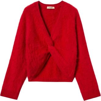 Twinset V-neck Truien - Dames - V-hals truien - Rood - M - Truien & Vesten