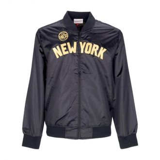 Mitchell & Ness satijnen jas - Heren - Bomber jackets - Zwart - L - Satijn - Jassen