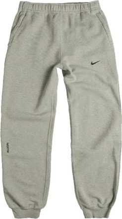 Nike Nocta Open-Hem Fleece Broek Grijs - Heren - Trainingsbroeken - Grijs - L - Fitness
