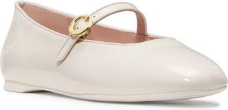 Kate Spade New York halo crinkled patent leather mary jane in Cream at Nordstrom, Size 8.5