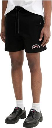 Sprayground Casual Shorts - Heren - Korte Broeken - Zwart - L - Katoen - Korte Broeken