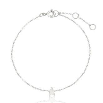 Lily & Roo Silver Tiny Star Bracelet