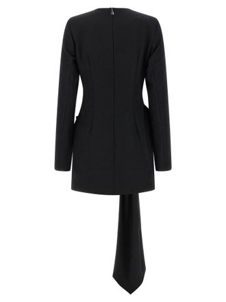 Rotate Maxi Bow Dress - Black