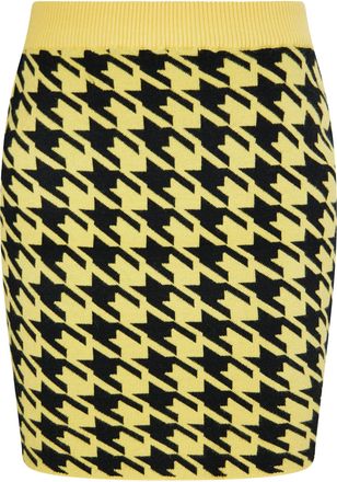 Mymo gebreide rok Dames geel