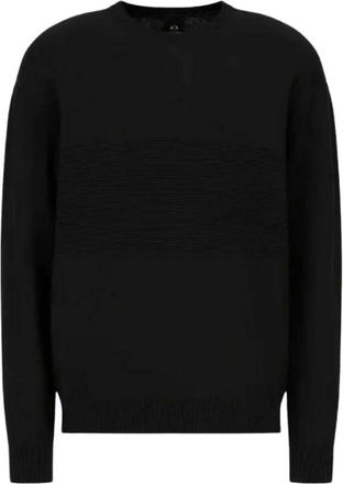 A|X Armani Exchange Hombre, Jerseys, Negro, Talla: S