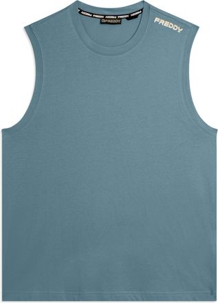 Freddy T-shirt senza maniche in jersey di cotone