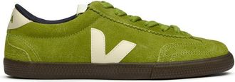 Veja Womens Volley Suede Trainers - Green - Size UK 5