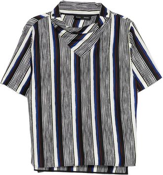 Proenza Schouler Gestreepte top - Zwart