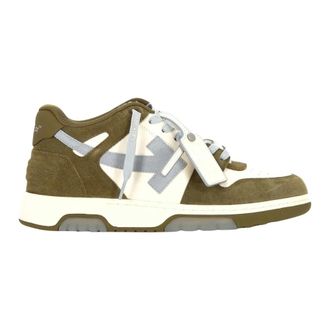 Off-white Schoenen, Heren, Groen, 43 EU, Wol, Out Of Office Sneakers