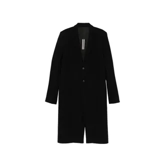 Rick Owens Concordian Single-breasted Tailored Coat