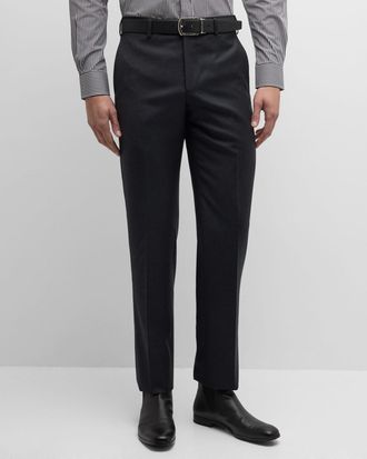 Zanella Mens Devon Wool Serge Trousers