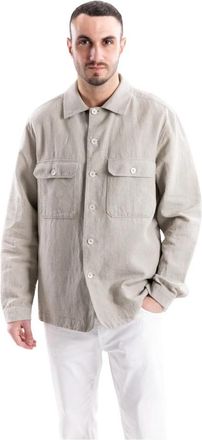 Xacus Shirt Jacket - Heren - Casual Overhemden - Groen - L - Katoen - Overhemden