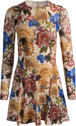 Alice & Olivia Delora Mini Jurk - Dames - Korte kleedjes - Veelkleurig - S - Leer - Kleedjes