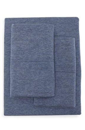Nordstrom Rack Heathered Jersey 4-Piece Sheet Set in Blue Vintage at Nordstrom Rack, Size Twin X-Long